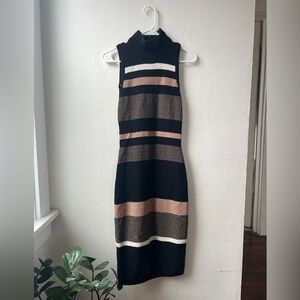 White House Black Market Striped Knit Dress